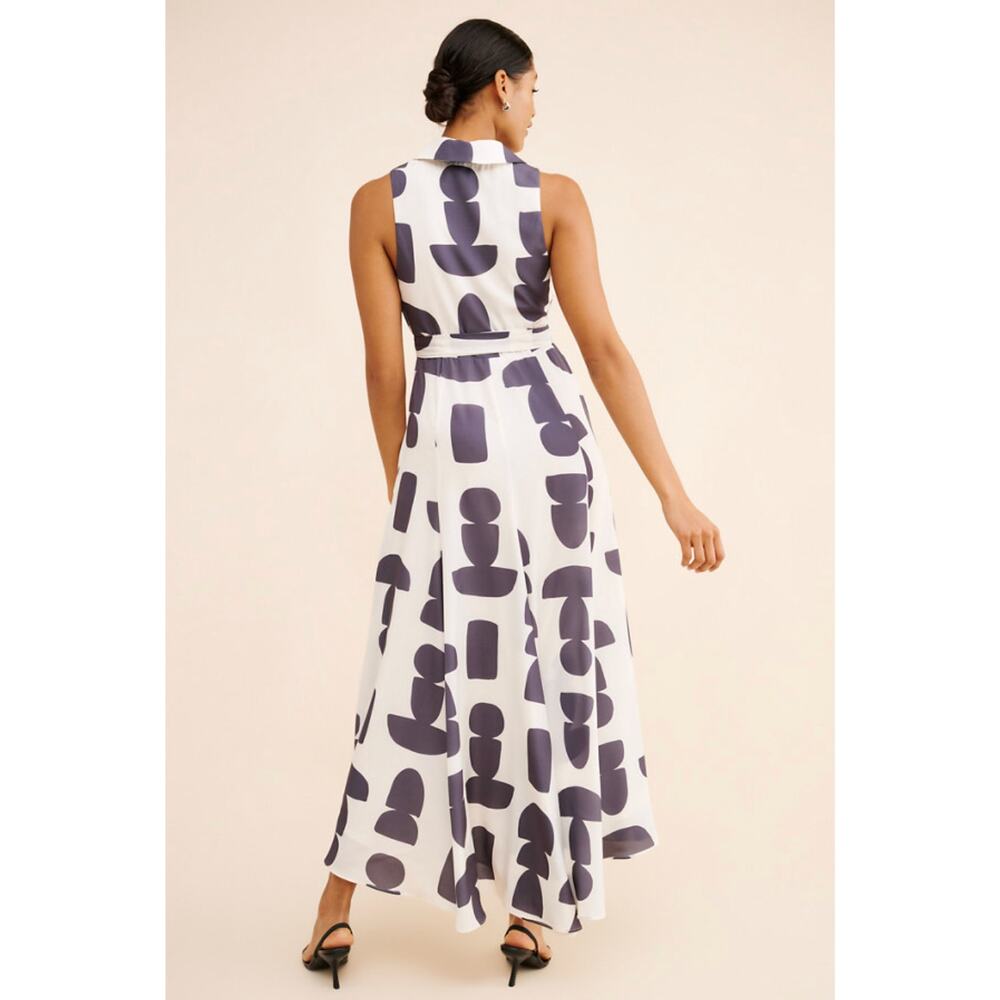 HUTCH V-Neck Wrap Dress in Black and White Size Women's 2X - Picture 3 of 12